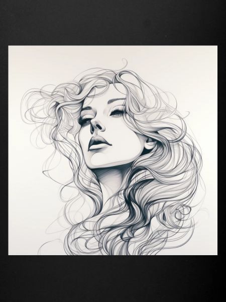 Femme Une Ligne