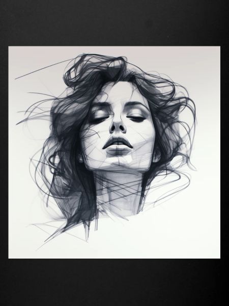 Femme d’une ligne
