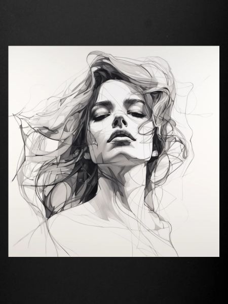 Femme d’une ligne