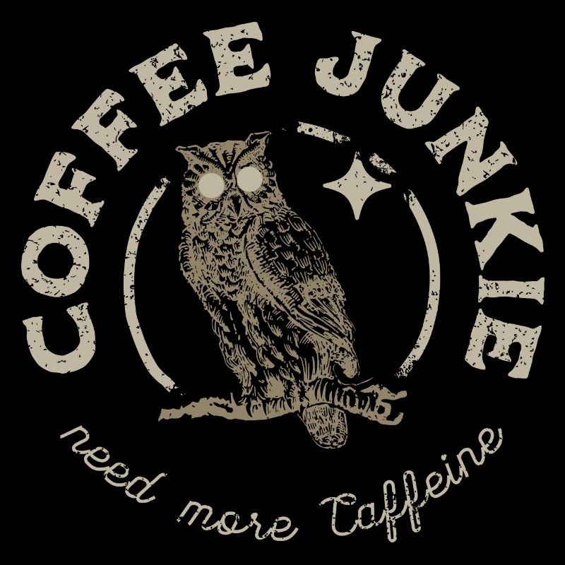 Coffee Junkie Owl