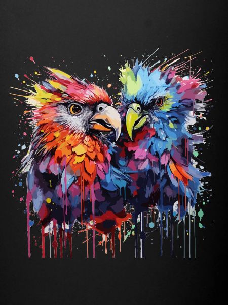bunte Vögel