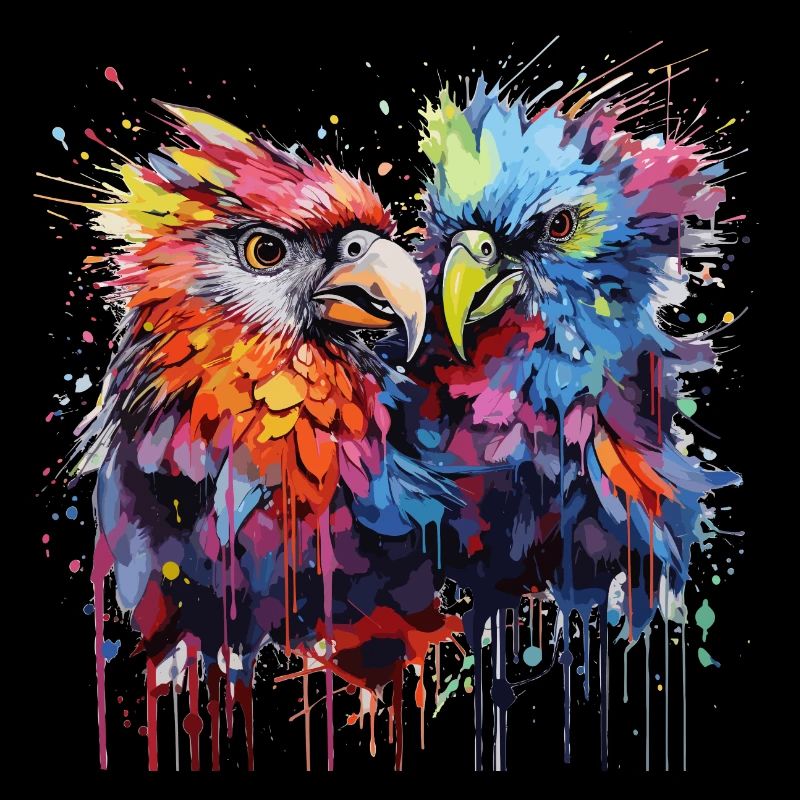 oiseaux colorés