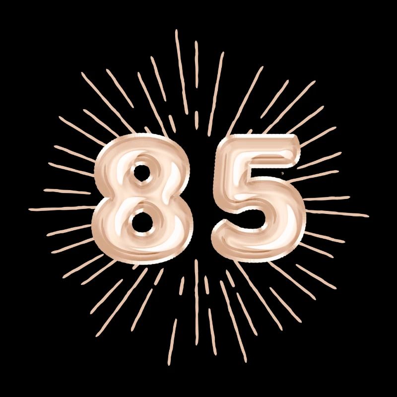 Numéro 85, or, personnalisable