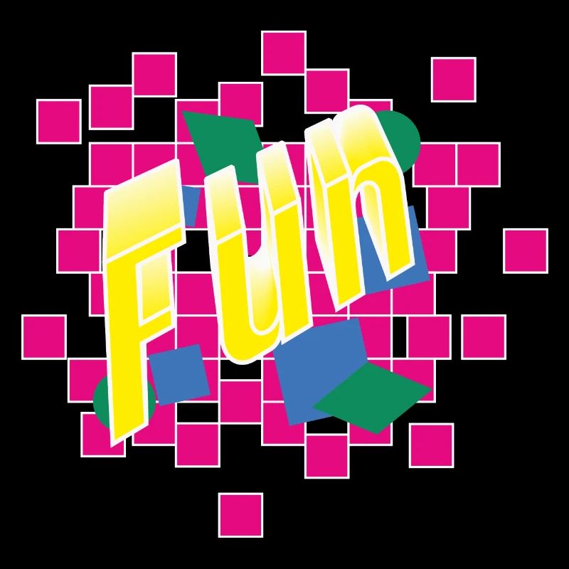 80s Fun Fun Disco dance Miami Retro Vintage