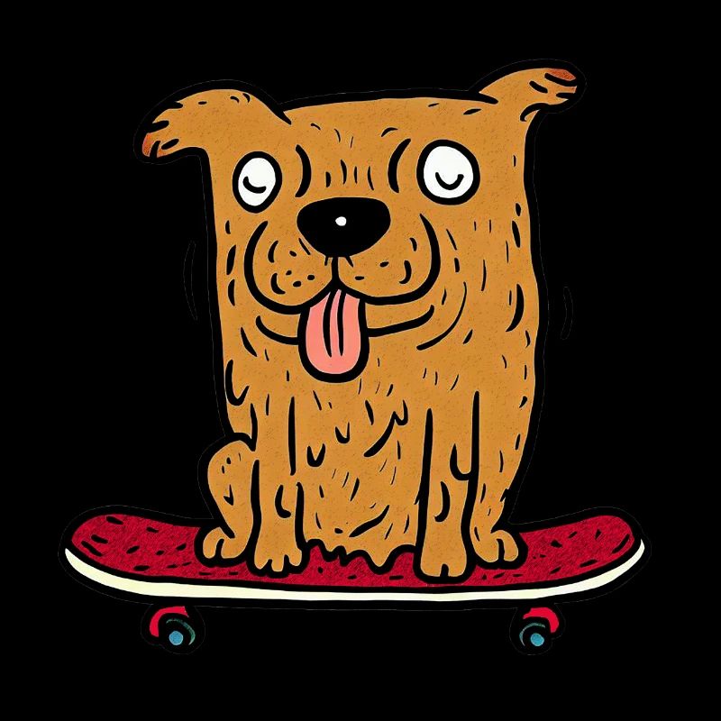 Skating Dog