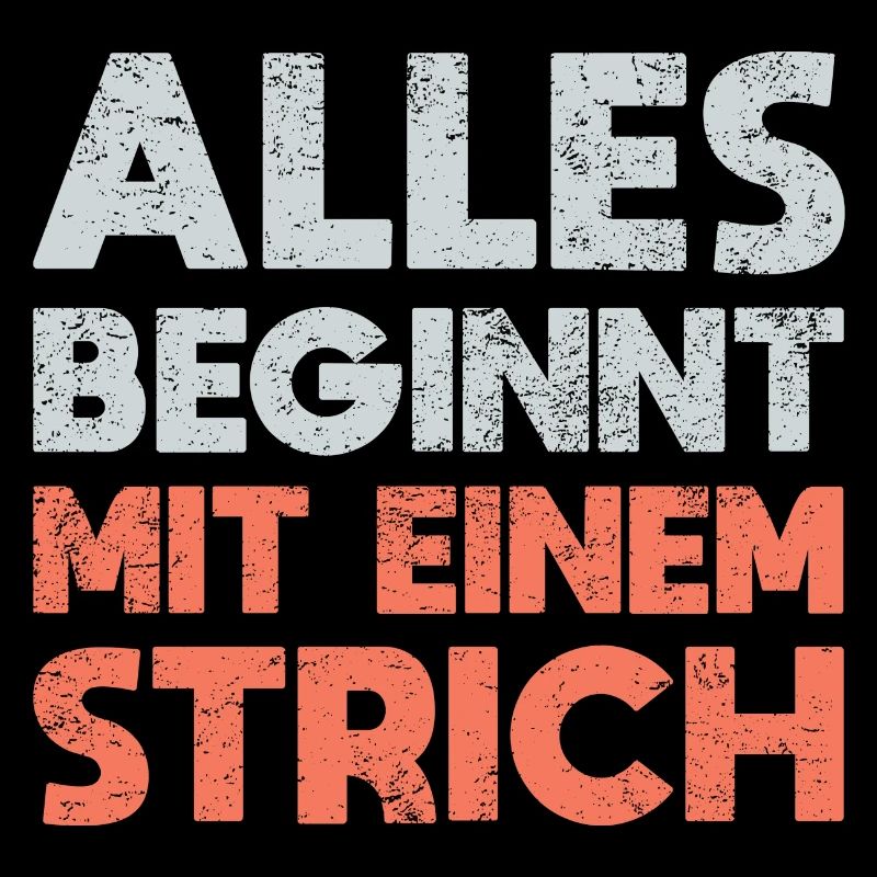 Alles Beginnt Mit Einem Strich