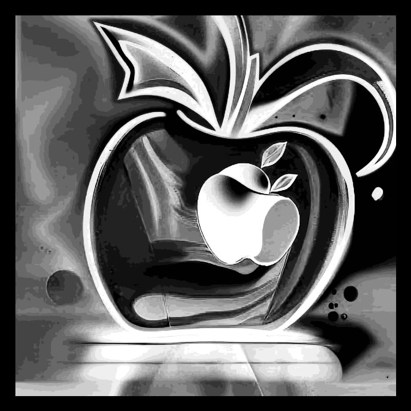 Design Apple en noir