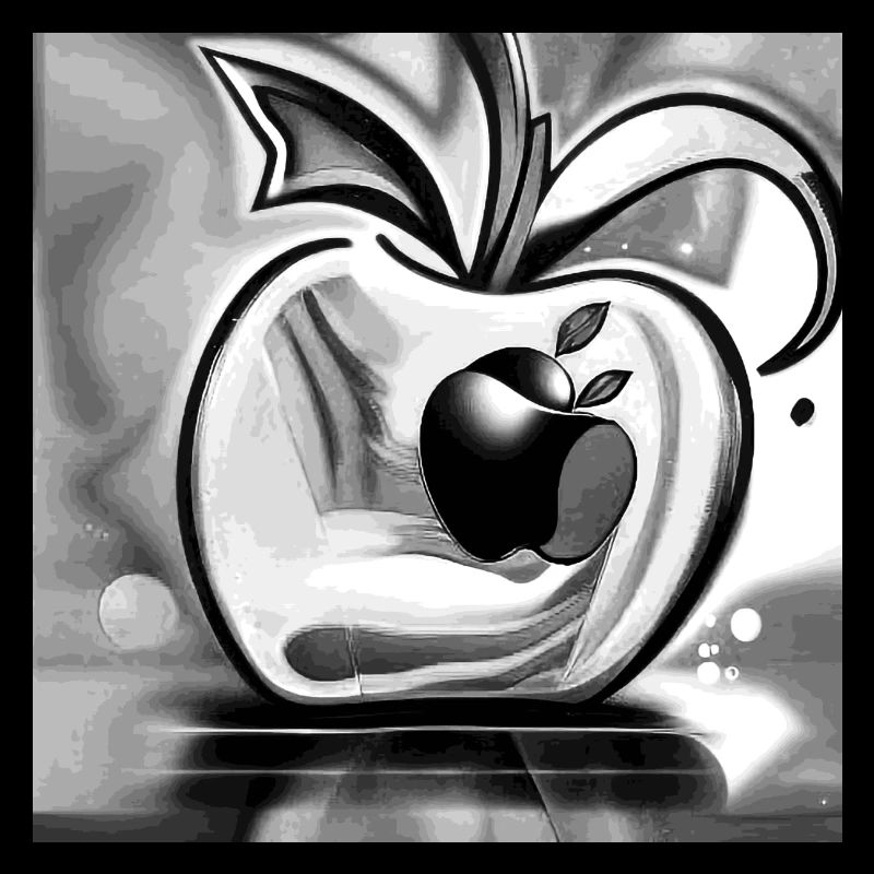 Design Apple en blanc
