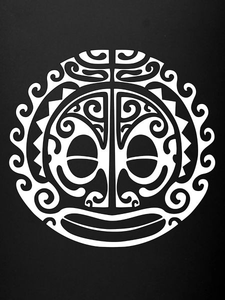 visage maori14 blanc