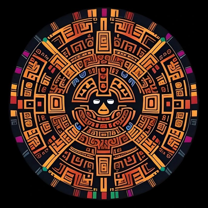 Maya-Indisches Azteken-Design