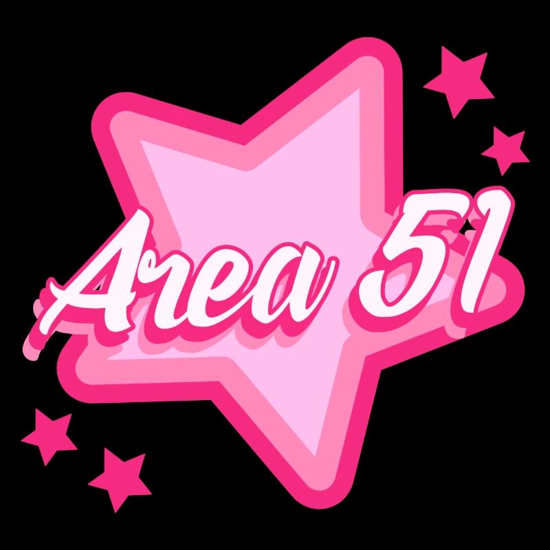 Area 51 Pink Star Mädchen