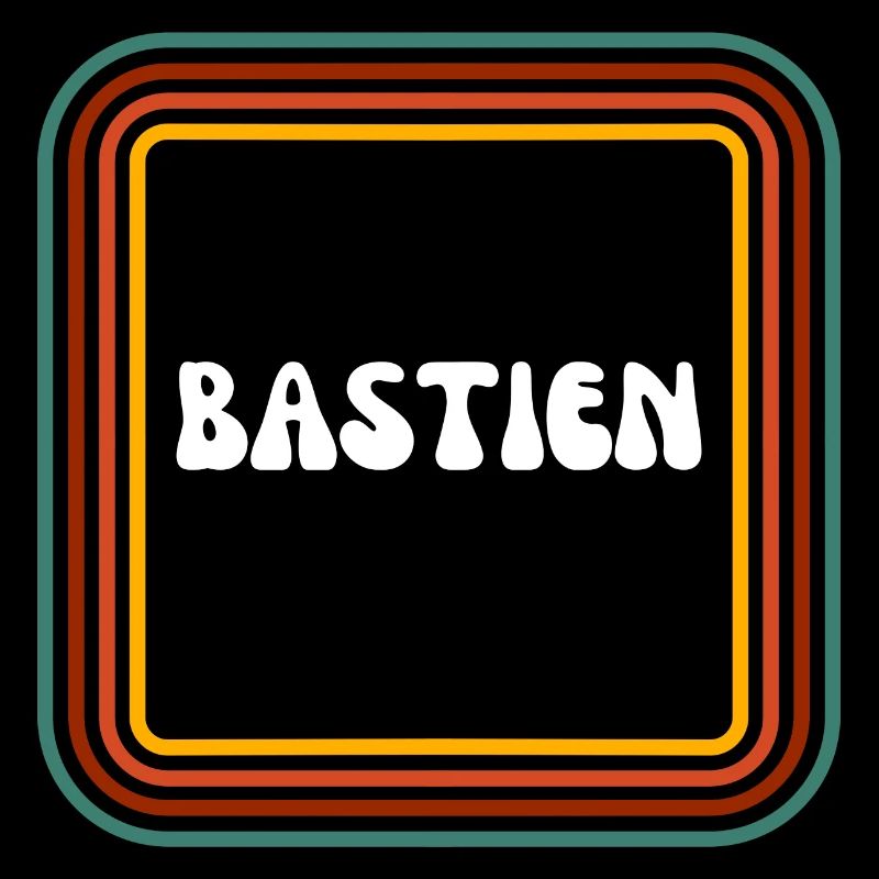 Prénom rétro Bastien
