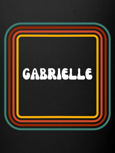 Prénom rétro Gabrielle