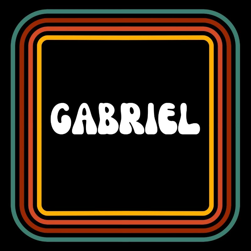 Prénom rétro Gabriel