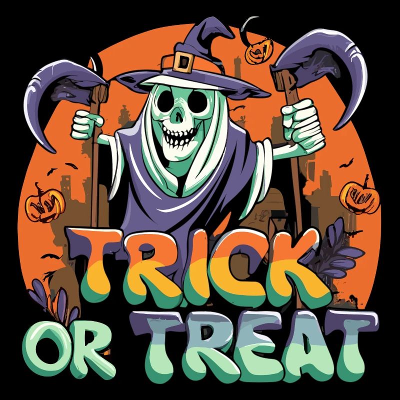 Halloween Der Sensenmann des Schreckens