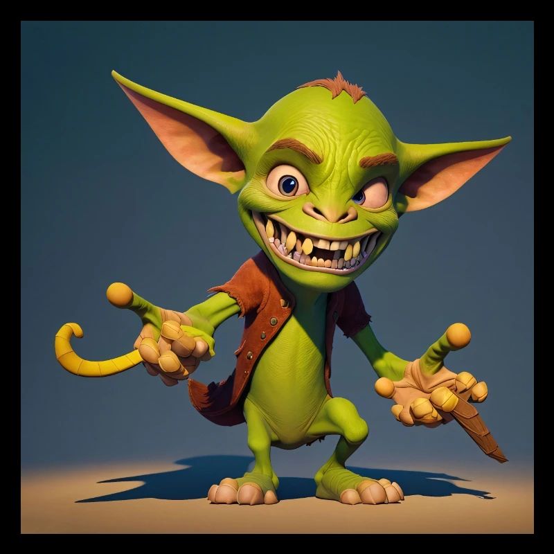 kleiner frecher Goblin
