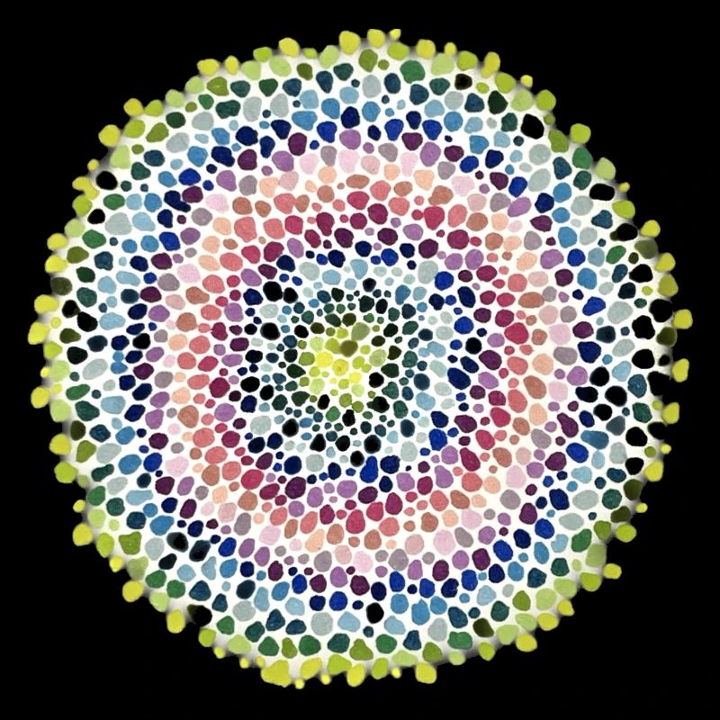 Mandala Colored Dots