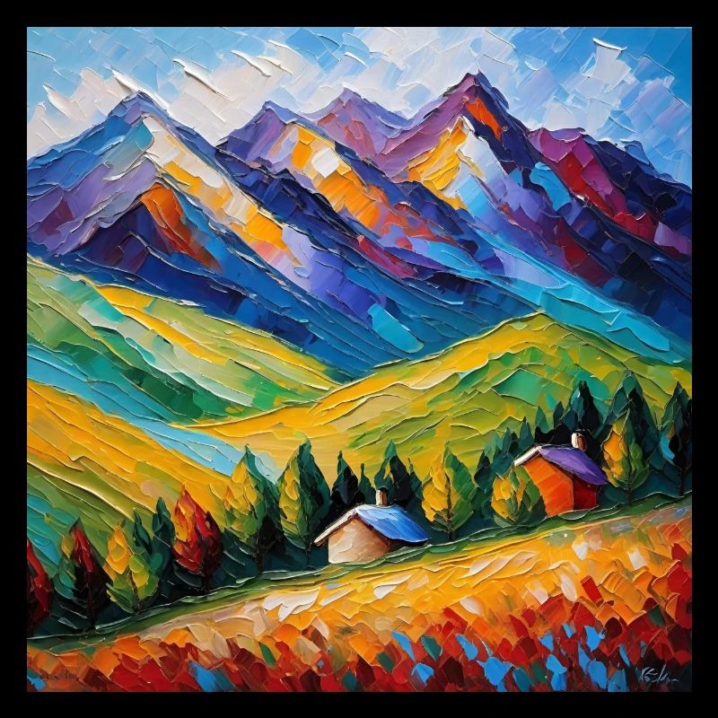 Berg mit wunderschönen Ausblick