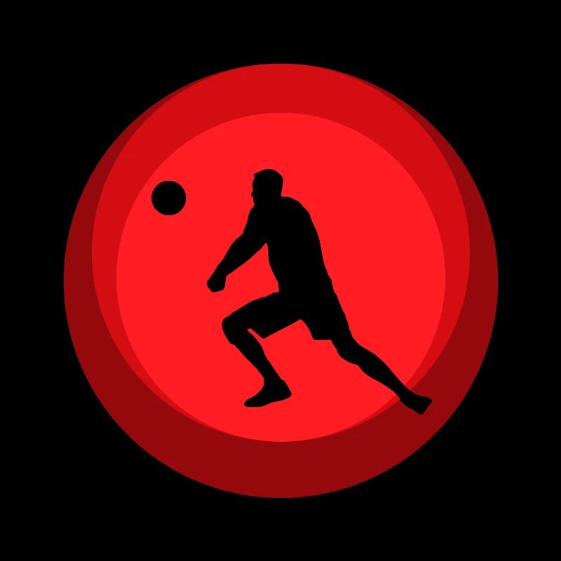 Digging Beach Volleyball