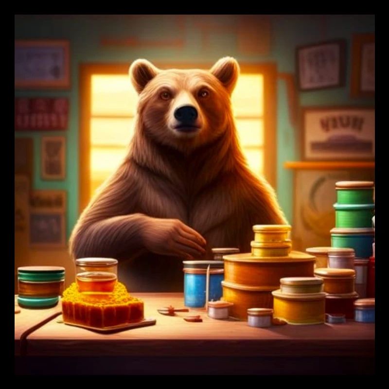 Bear sells honey