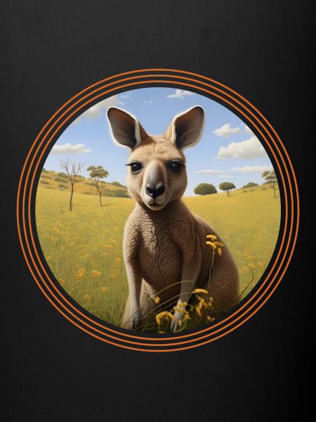 Cute kangaroo