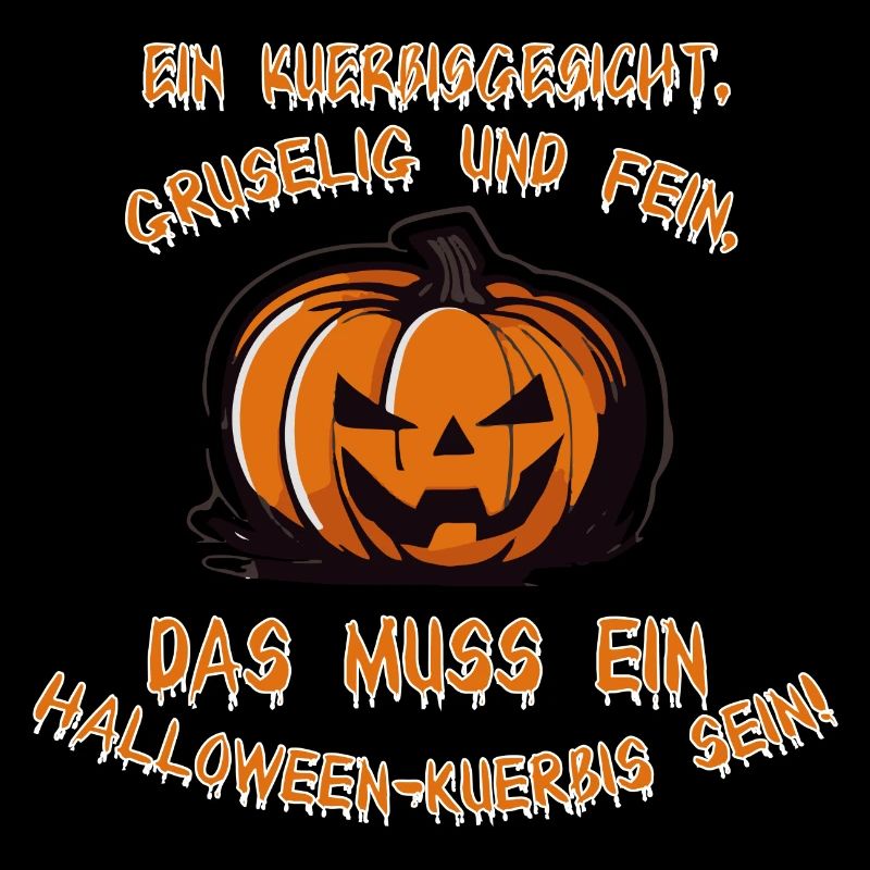 Ein Kürbisgesicht das muss ein Halloween