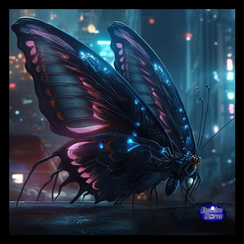 Cyberpunk Schmetterling