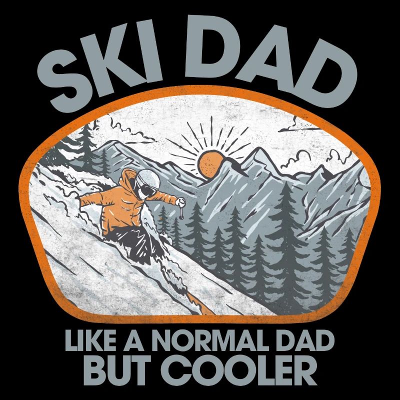 Papa skieur