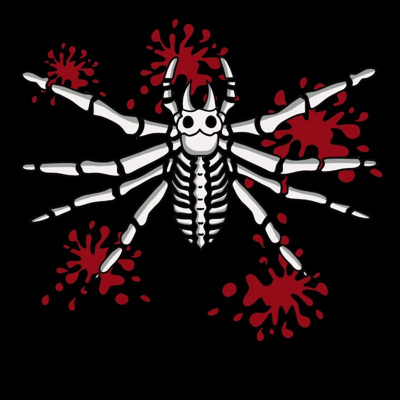 Spinne Halloween Blut Kostüm