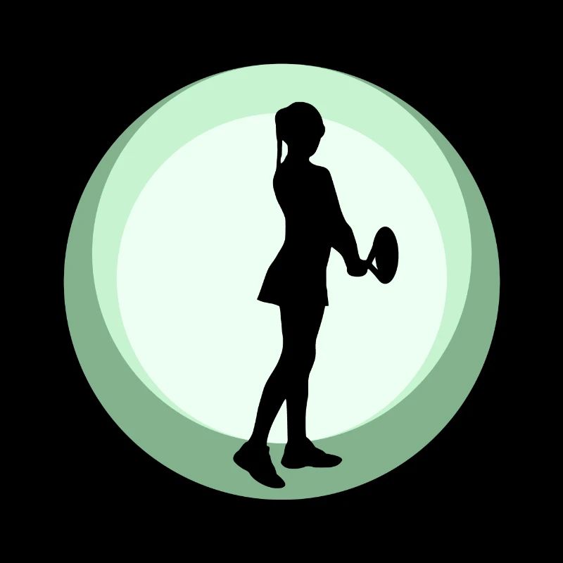 Racket tennis player