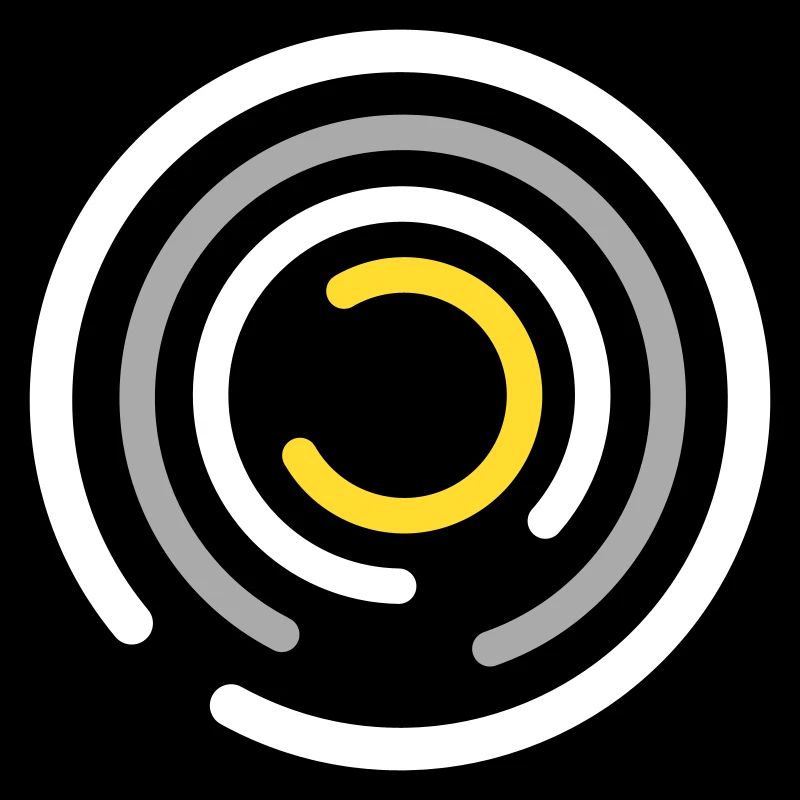 Design abstrait avec des formes de cercles en C