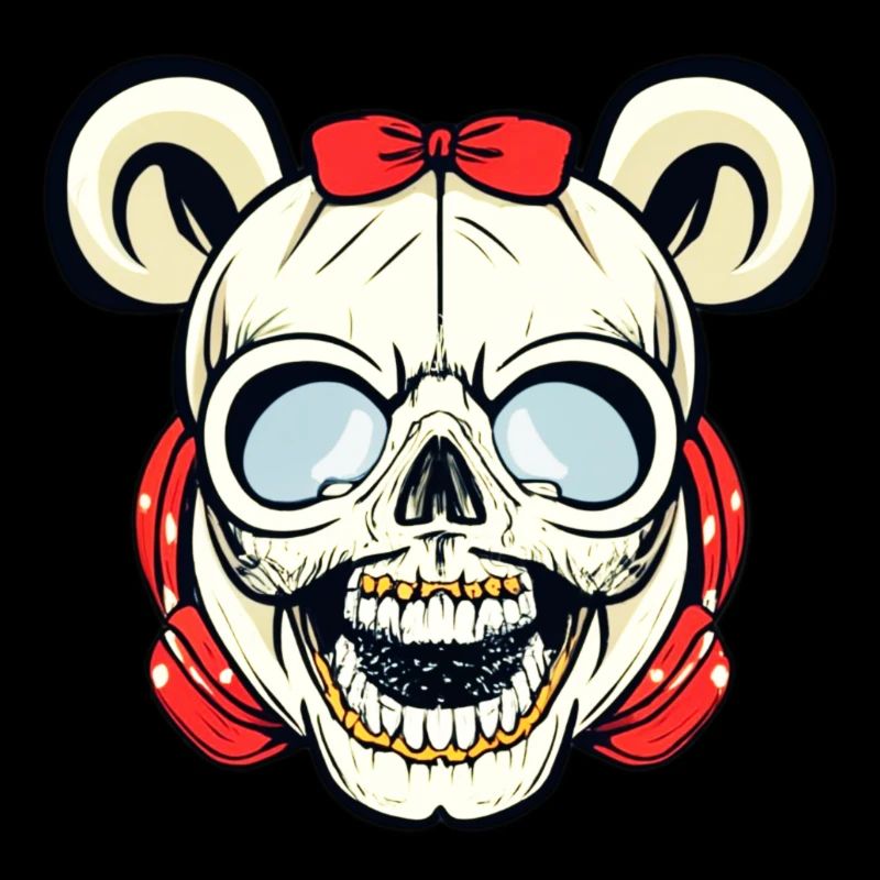 Totenkopf Mädchen Halloween