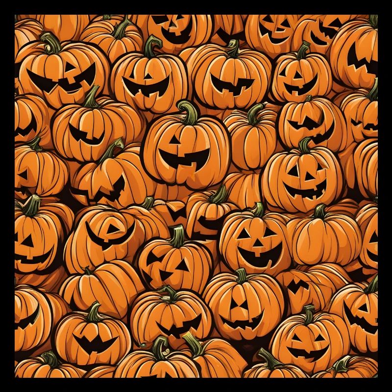 Joyeuse citrouille à l’Halloween