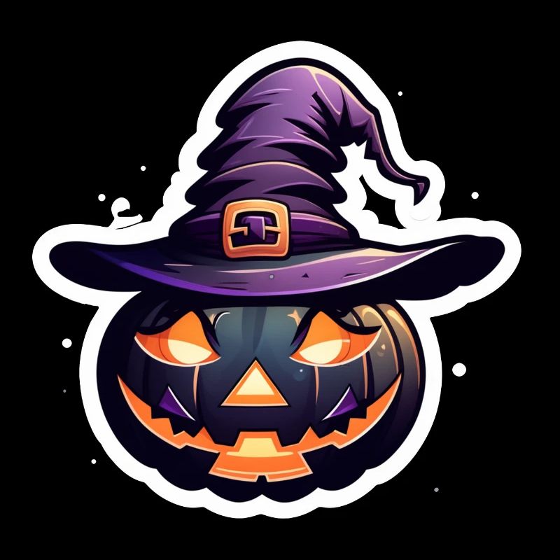 Halloween - Pumpkin Witch Hat