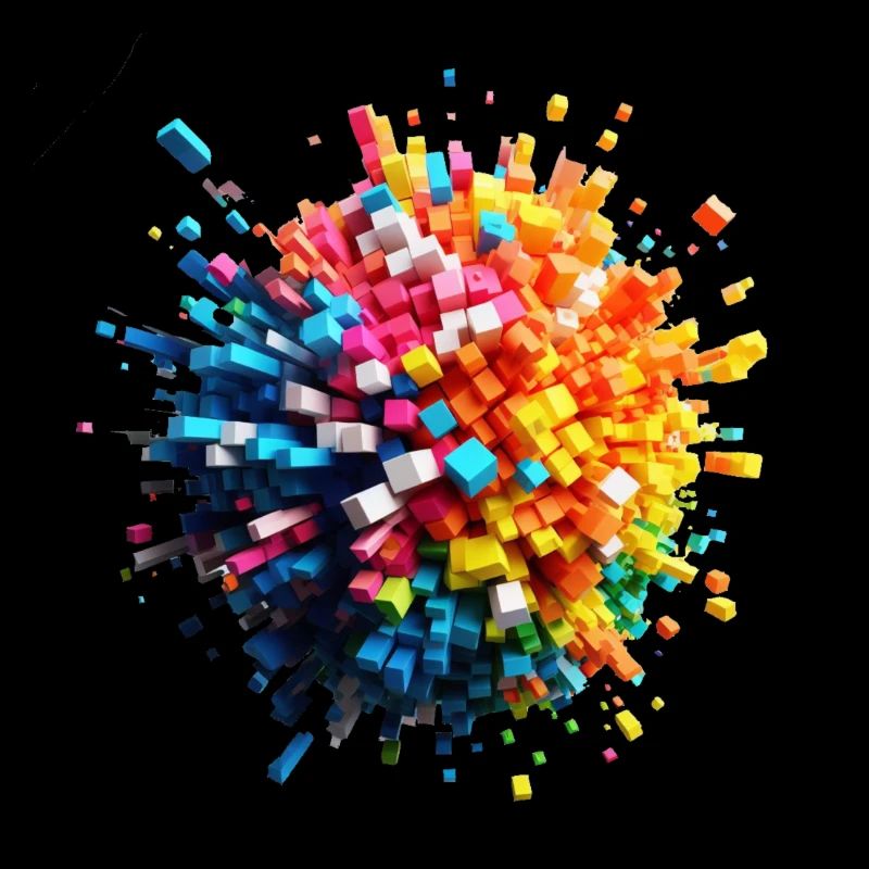 Explosion der Farben