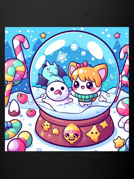 Kawaii Candy Snowglobe