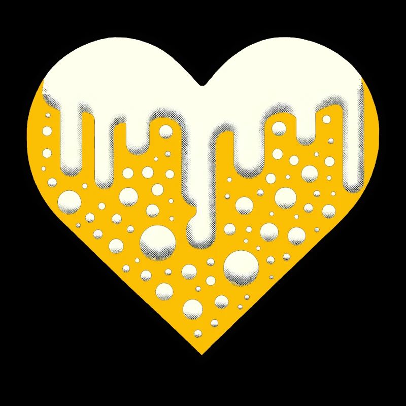 Bier-Liebe | Herz aus Bier