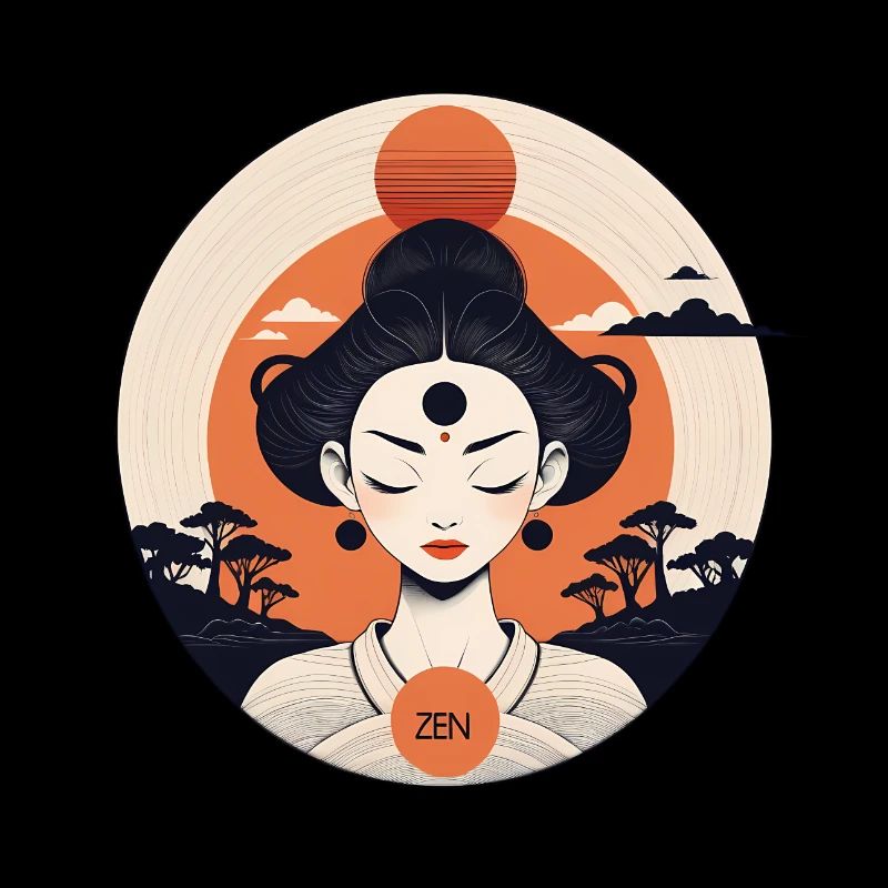Meditative Zen Maiden