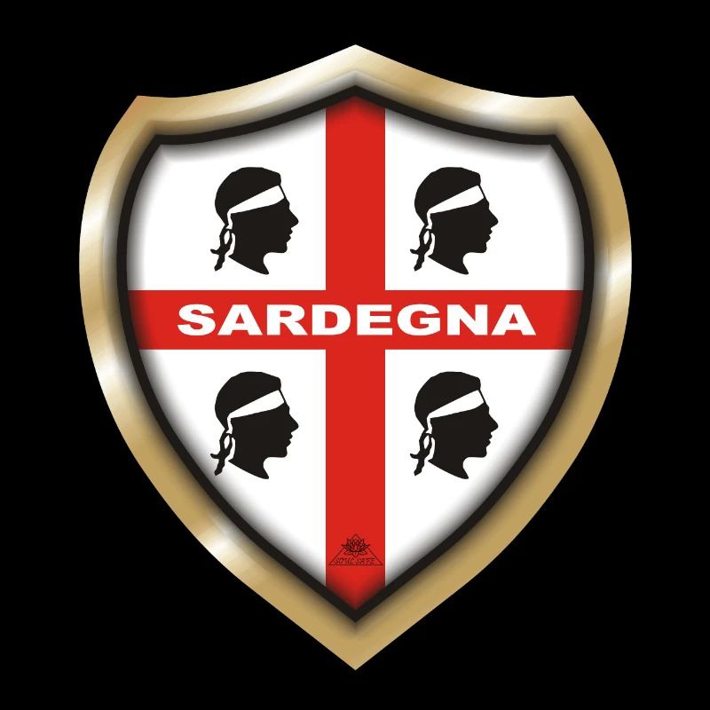 Écusson Sardaigne 4 landes