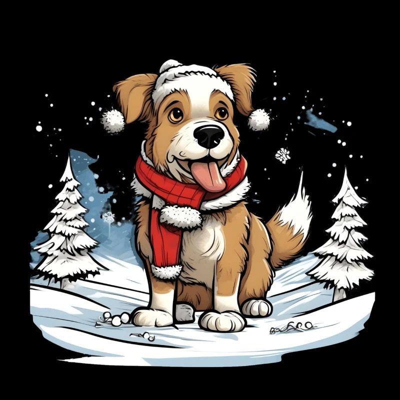 Chien festif