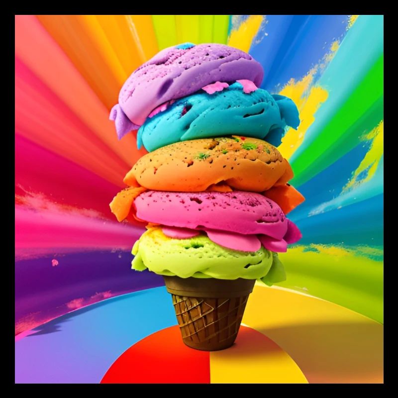 tütü Eis bunt