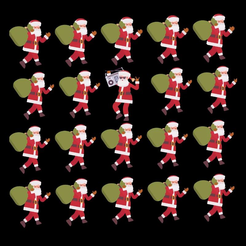 Père Noël cool - penser différemment