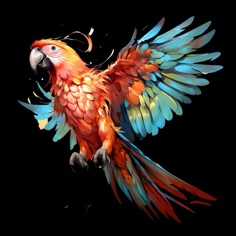 perroquet coloré