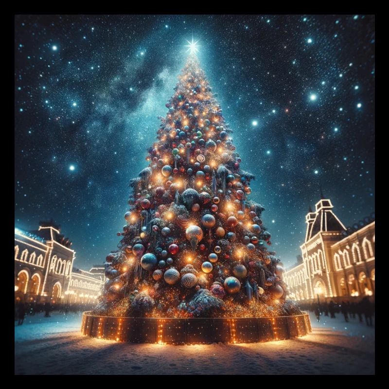 Weihnachtsbaum Druck - Weihnachtsgeschenke