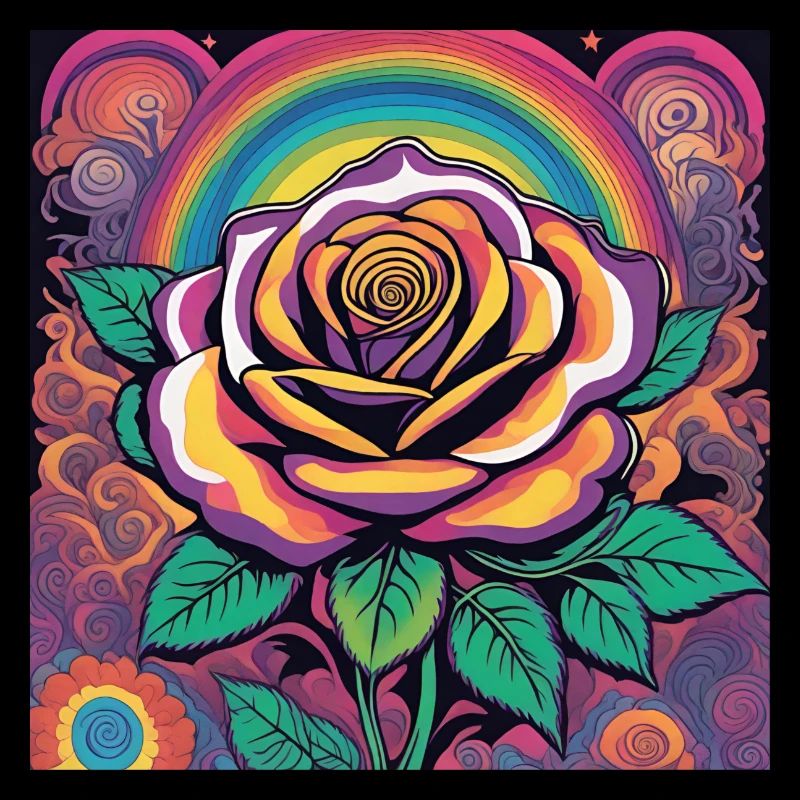 Psychedelic Rose
