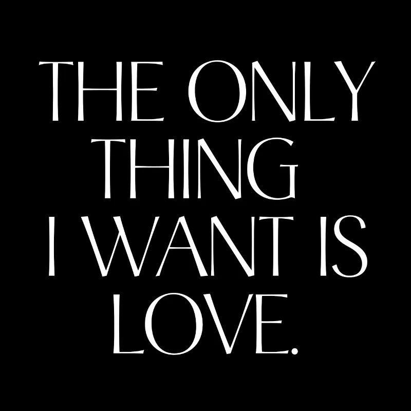 LOVE. Ein Shirt, ein Wort.