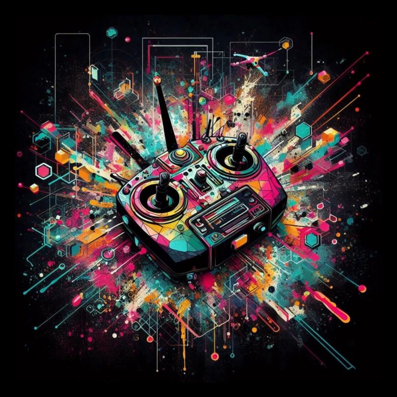 Gamer-Kunst-Drohne FPV