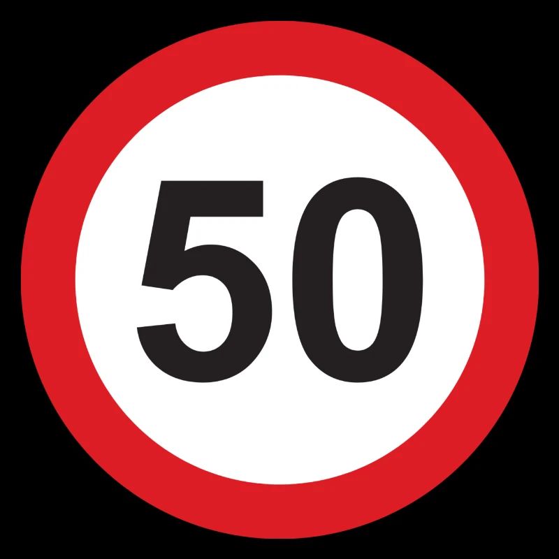 50er Schild