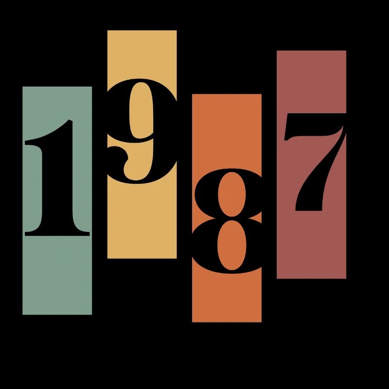 1987 vintage rétro