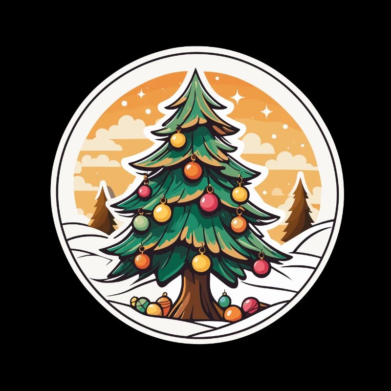 Christmas Tree Drawing Christmas